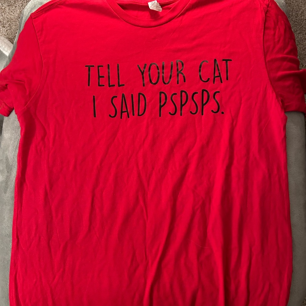 Red Cat Lover T-Shirt